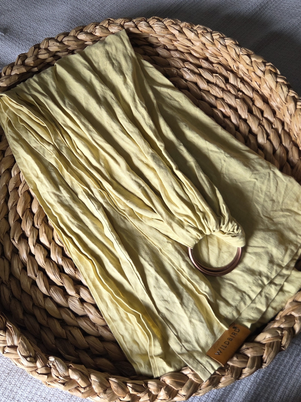 Wildbird Long 90" Linen Sling W Bronze Rings